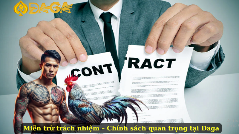 Miễn trừ trách nhiệm – Chính sách quan trọng tại Daga