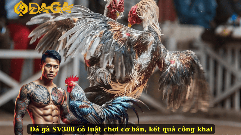 Đá gà SV388 có luật chơi cơ bản, kết quả công khai