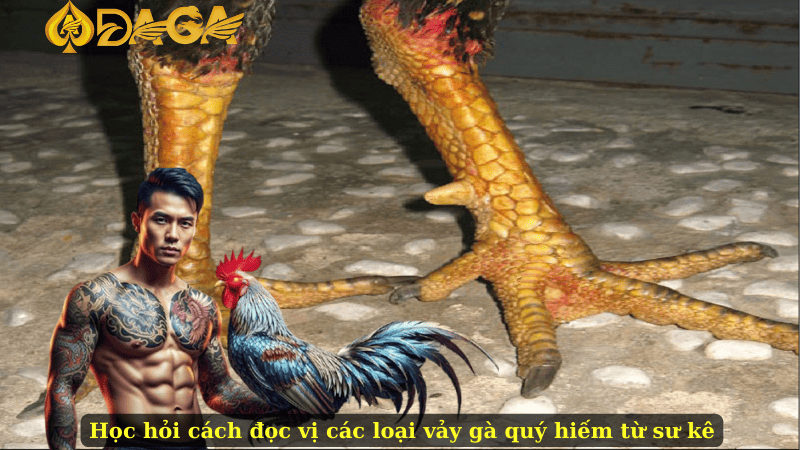 Học hỏi cách đọc vị các loại vảy gà quý hiếm từ sư kê